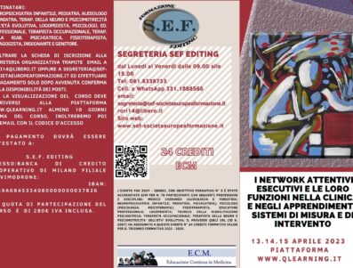 I Network Attentivi Esecutivi e le loro funzioni nella clinica e negli apprendimenti. Sistemi di misura e di intervento.