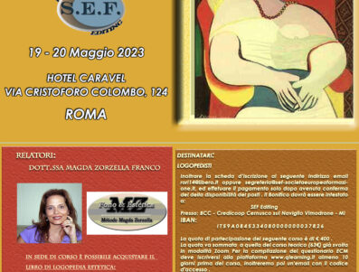 FONOAUDIOLOGIA ED ESTETICA: Una nuova linea di motricità orofacciale – MÉTODO Magda Zorzella(MZ)” Parte Pratica 1° e 2° livello