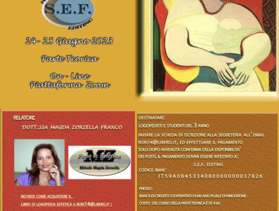 LOGOPEDIA & ESTETICA: UNA NUOVA LINEA ORO FACCIALE CON RISULTATI FUNZIONALI ED ESTETICI                                                  PARTE TEORICA  ON- LINE
